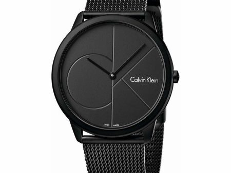 Men s Watch Calvin Klein MINIMAL Black (Ø 40 mm) Hot on Sale