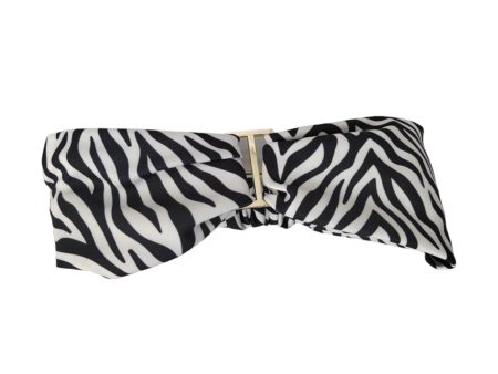 Strechbio Κορδέλα Με Μέταλλο Animal Print Zebra Online Hot Sale