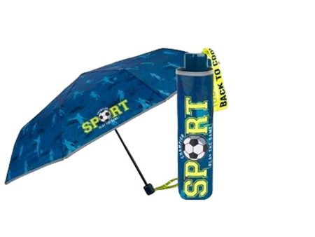 Foldable Umbrella Perletti Sport Blue Ø 91 cm Children s on Sale