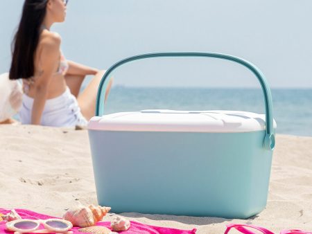 Portable Rigid Cooler Koolty InnovaGoods 20 L Turquoise Polyethylene polypropylene (Refurbished B) Sale