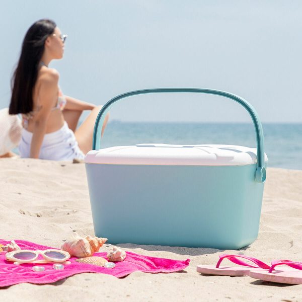 Portable Rigid Cooler Koolty InnovaGoods 20 L Turquoise Polyethylene polypropylene (Refurbished B) Sale