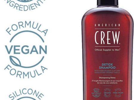 American Crew Shampoo Detox 250ml Supply