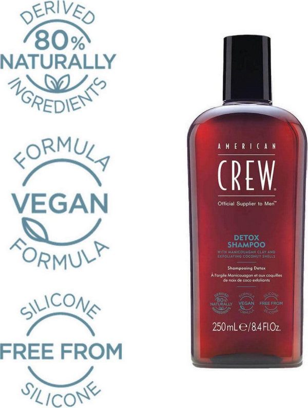 American Crew Shampoo Detox 250ml Supply