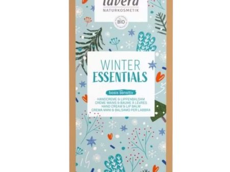 Lavera Winter Essentials Gift Set (Basis Sensitive Hand Cream 75ml,Basis Sensitive Lip Balm 4.5gr) Hot on Sale