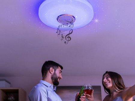 LED Ceiling Light with Speaker Lumavox InnovaGoods (Refurbished A) Cheap