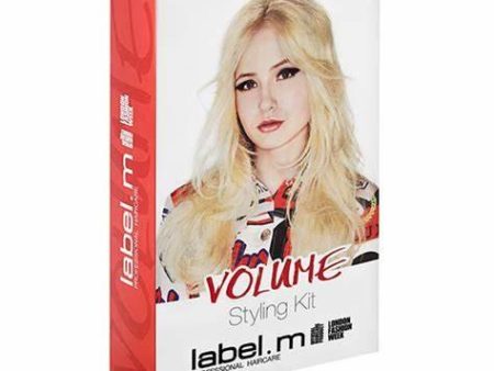 Label.m Volume Styling Kit (Protein Spray 250ml, Volume Mousse 200ml, Hot Brush Large) Fashion