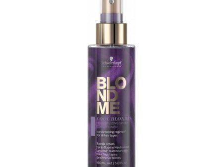 Schwarzkopf Professional Blondme Cool Blondes Neutralizing Spray Conditioner 150ml Hot on Sale