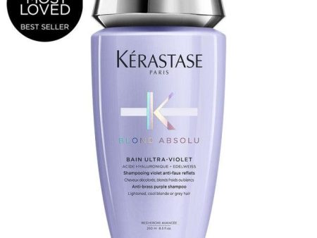 Kerastase Blond Absolu Bain Ultra-Violet Σαμπουάν Με Μωβ Χρωστική Για Βαμμένα Ξανθά Μαλλιά 250ml Online Hot Sale