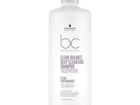 Schwarzkopf Professional BC Bonacure Clean Balance Deep Cleansing Shampoo 1000ml Online Sale