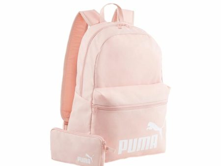 Casual Backpack Puma Phase Light Pink Multicolour Cheap