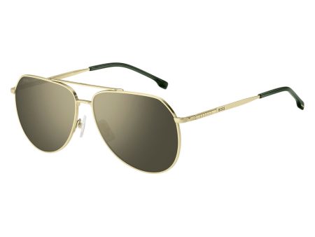 Men s Sunglasses Hugo Boss BOSS-1447-S-J5GG1WM Golden Ø 61 mm For Discount