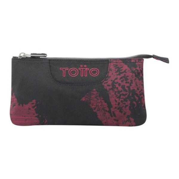 Triple Carry-all Totto AC52ECO012-2310Z-5C5 Black Red on Sale