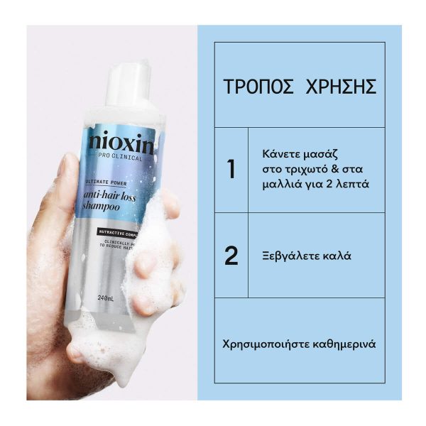 Nioxin Anti-Hair Loss Σαμπουάν κατά της Τριχόπτωσης 240ml For Sale