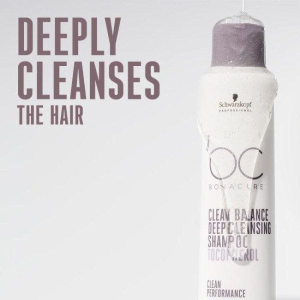 Schwarzkopf Professional BC Bonacure Clean Balance Deep Cleansing Shampoo 1000ml Online Sale