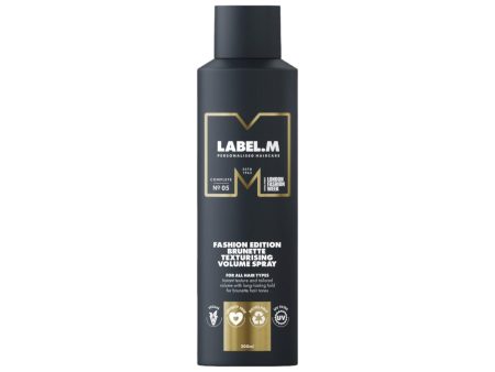 Label.m Fashion Edition Brunette Texturising Volume Spray 200ml Fashion