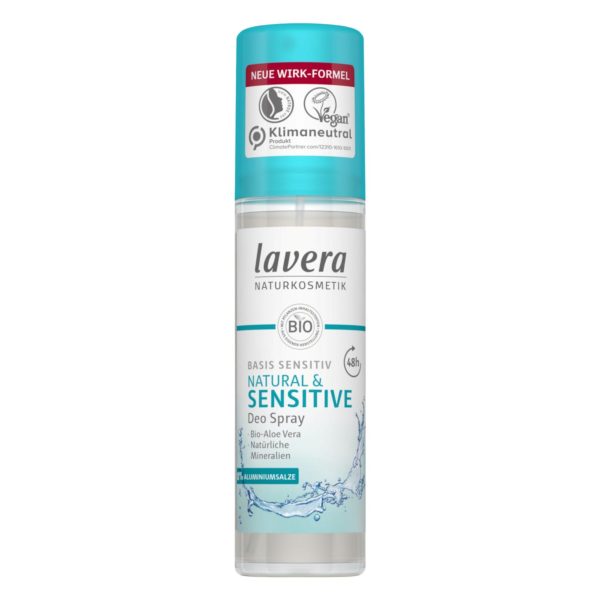 Lavera Basis Sensitiv Natural & Sensitive Φυσικό Αποσμητικό 48h Spray Χωρίς Αλουμίνιο 75ml Cheap