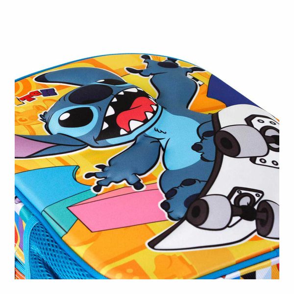 3D School Bag Lilo & Stitch Karactermania Blue 26 x 11 x 31 cm Online Sale