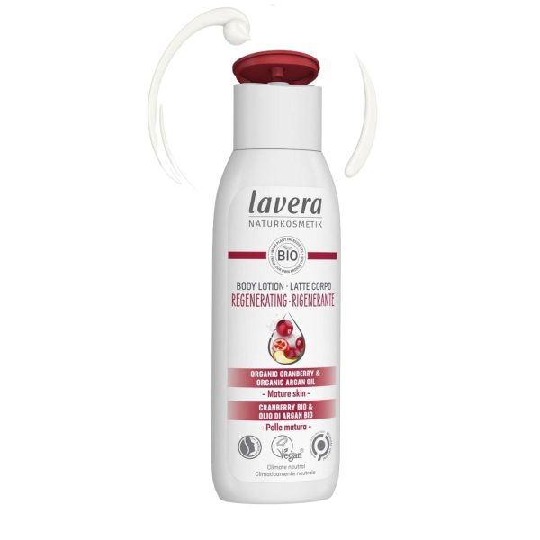 Lavera Regenerating Cranberry & Argan Oil Body Milk 200ml Online now