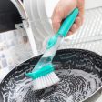 Scourer Brush with Handle and Soap Dispenser Cleasy InnovaGoods Online Sale