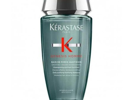 Kerastase Genesis Homme Quotidien Σαμπουάν Καθαρισμού & Ενδυνάμωσης Για Αδύναμα Μαλλιά 250ml Online Hot Sale