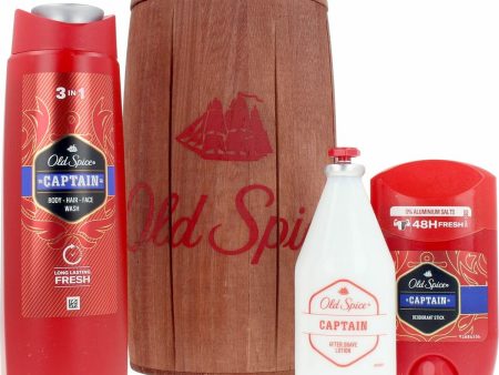 Bath Set Old Spice CAPTAIN 3 Pieces Online Hot Sale