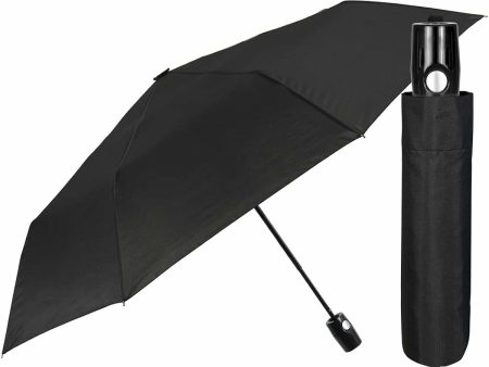 Foldable Umbrella Perletti Black 96 cm Automatic Supply