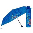 Foldable Umbrella Sonic Perletti Blue Ø 91 cm Children s Sale