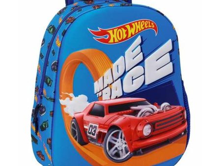 3D Child bag Hot Wheels Blue 27 x 33 x 10 cm 3D Online now