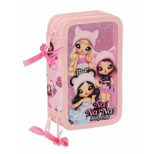 Triple Pencil Case Na!Na!Na! Surprise Fabulous 12,5 x 19,5 x 5,5 cm For Sale