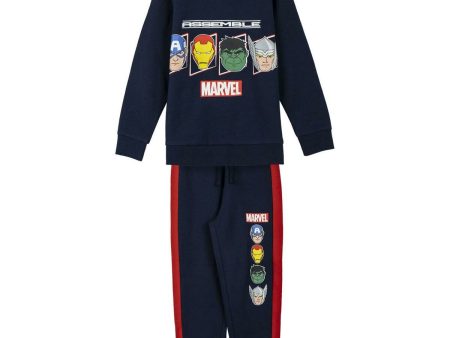 Children’s Tracksuit The Avengers Dark blue Fashion