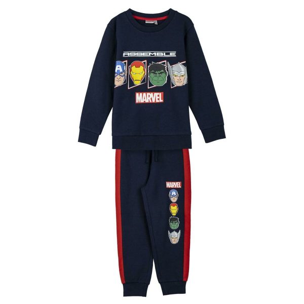 Children’s Tracksuit The Avengers Dark blue Fashion