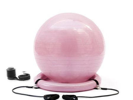 Yoga Ball with Stability Ring and Resistance Bands AshtanBall InnovaGoods (Refurbished A) Hot on Sale