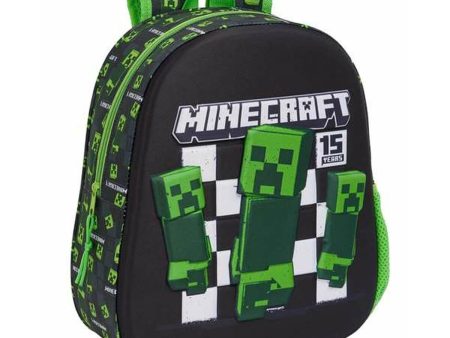 3D School Bag Minecraft 27 x 33 x 10 cm Supply