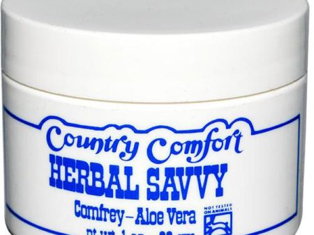 COUNTRY COMFORT - Herbal Savvy Comfrey Aloe Vera - 1 oz. (28 g) Cheap