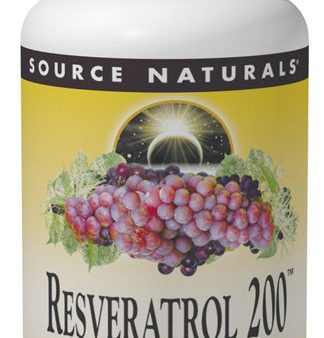 SOURCE NATURALS - Resveratrol 200 mg  - 120 Tablets For Sale