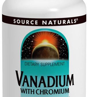 SOURCE NATURALS - Vanadium with Chromium - 90 Tablets Sale