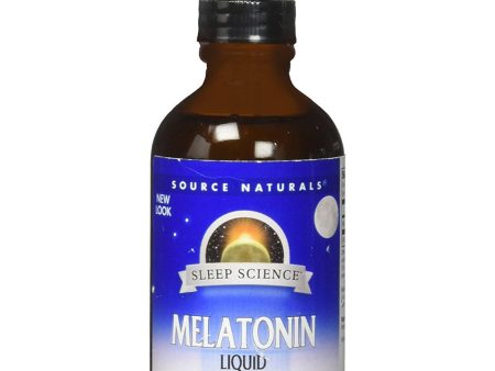 SOURCE NATURALS - Sleep Science Melatonin Orange Liquid - 4 fl. oz. (118.28 ml) For Sale