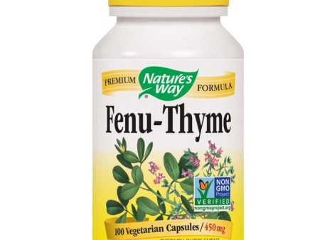 NATURES WAY - Fenu-Thyme 450 mg - 100 Vegetarian Capsules Supply