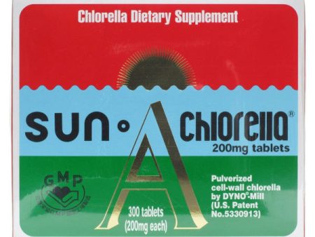 SUN CLORELLA - Dietary Chlorella Supplemen A 200 mg  - 300 Tablets Online now