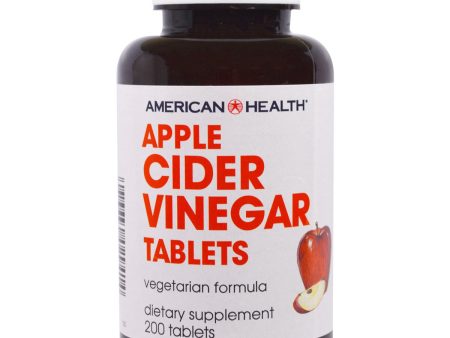 AMERICAN HEALTH - Apple Cider Vinegar - 200 Tablets For Cheap