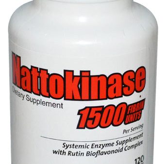 NATURALLY VITAMINS - Nattokinase 1500 - 120 Tablets Sale