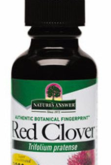 NATURE S ANSWER - Red Clover Flowering Tops Alcohol Free - 1 fl. oz. (30 ml) Supply