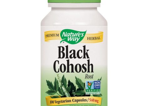 NATURES WAY - Black Cohosh Root 540 mg - 100 Vegetarian Capsules Fashion