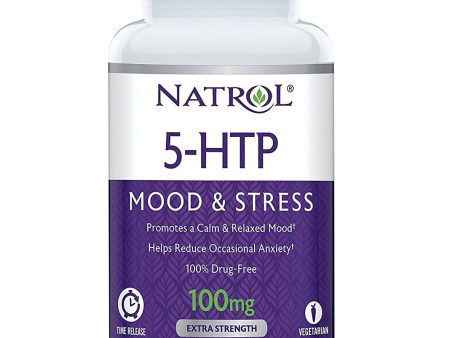 NATROL - 5 HTP 100 mg Time Release - 45 Tablets Supply